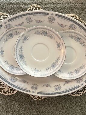 Vintage 1970’s Crown Ming Christine “Harmony” Lot 4 EUC Ex Lg Platter 14” by 10”